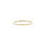 Gold smooth (slip-on) ring 14 karat