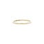Gold smooth (slip-on) ring 14 karat