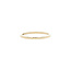 Gold smooth (slip-on) ring 14 karat