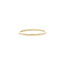 Gold smooth (slip-on) ring 14 karat