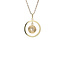 Gold pendant with diamond 14 karat