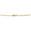 Gouden armband met parel en diamant 17.5 cm 14 karaat