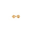 Golden solitaire stud earrings with diamond 14 karat*new