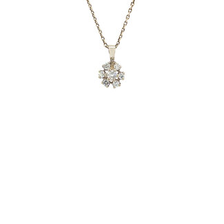 Weißgoldener Anhänger Diamant