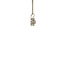 White gold entourage pendant with diamond 14 karat