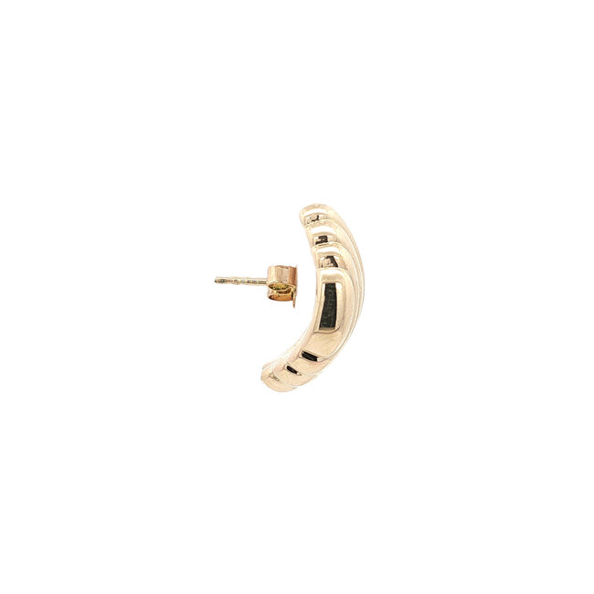 Gold stud earrings 14 karat