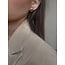Gold stud earrings 14 karat