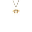 Gold dolphin pendant 14 karat