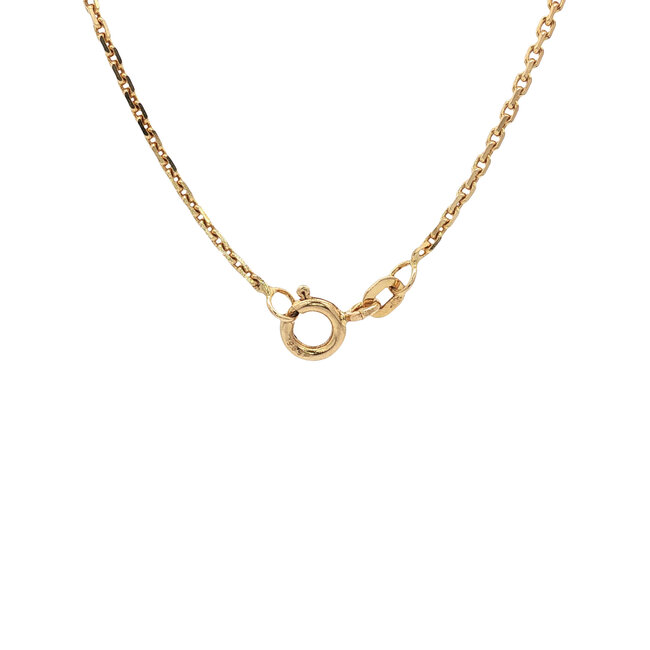 Goldene Ankerkette 42 cm 14 Karat