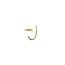 Gold stud earrings with diamond 14 karat