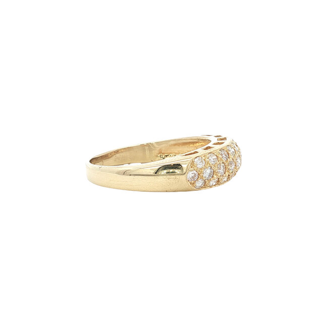 Gold ring with diamond 14 karat