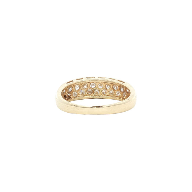 Gold ring with diamond 14 karat