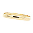 Gouden gladde bangle 14 karaat