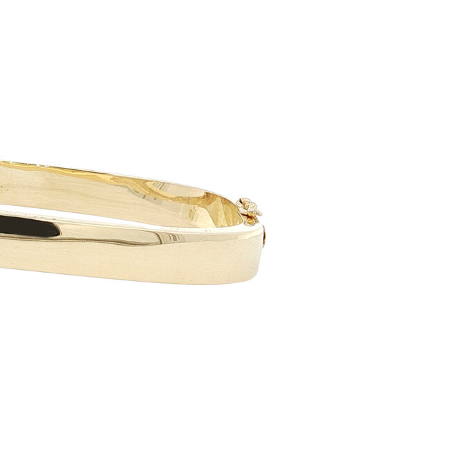 Gold smooth bangle 14 karat