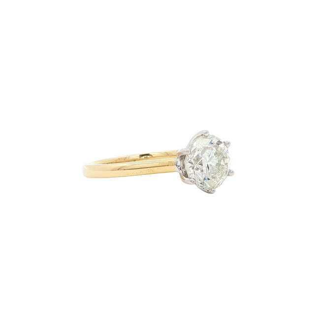 Gouden ring met diamant 2.03ct. 18 karaat* nieuw