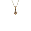 Golden entourage pendant with diamond 14 karat
