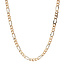 Gouden figaro collier 61 cm 14 karaat