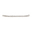 White gold tennis bracelet with diamond 18 karat