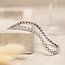 White gold tennis bracelet with diamond 18 karat