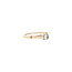 Gouden solitair ring met diamant 14 karaat