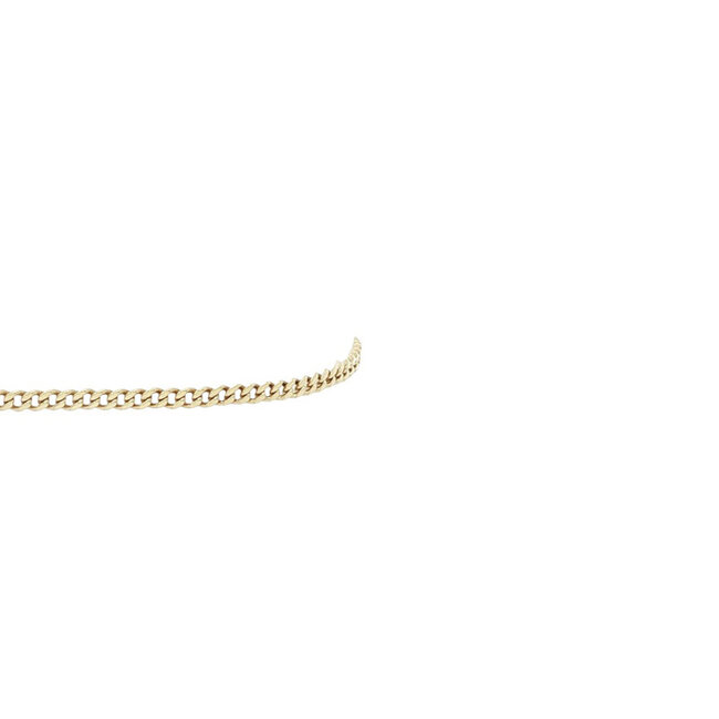 Gold gourmet bracelet 20 cm 14 karat