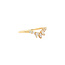 Gold ring with diamond 18 karat