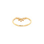 Gouden ring met diamant 18 karaat
