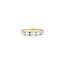 Goldener Ring mit Zirkonia 14 Karat
