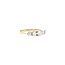 Gold ring with zirconia 14 karat