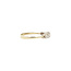 Goldener Ring mit Zirkonia 14 Karat