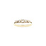 Goldener Ring mit Zirkonia 14 Karat