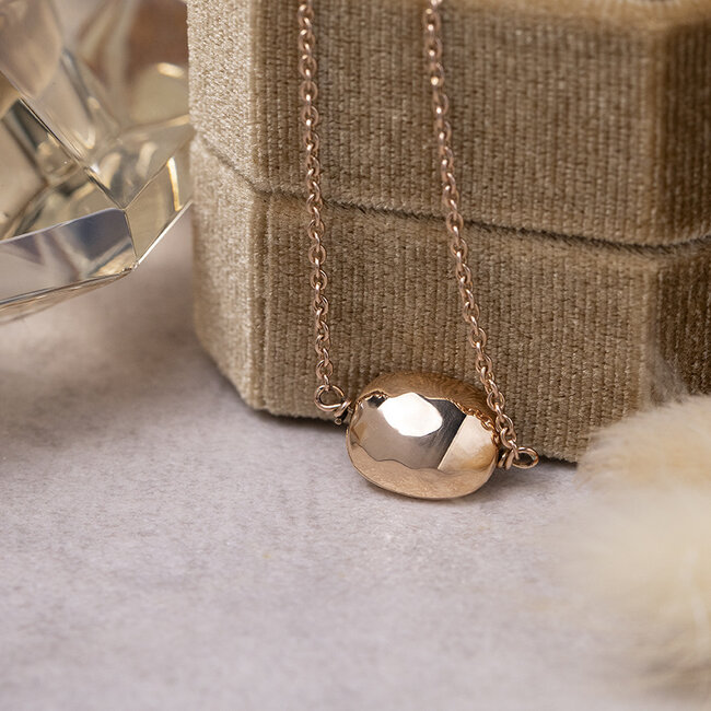 Rose gold bracelet 20 cm 14 karat