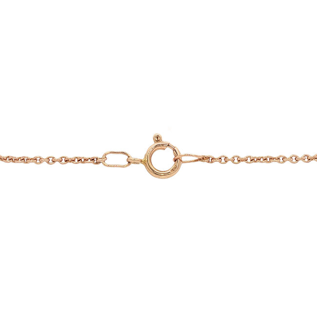 Rosegouden armband 20 cm 14 karaat