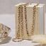 Goldenes Figaro-Collier 51 cm 14 Karat