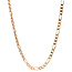 Gouden figaro collier 51 cm 14 karaat