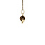 Gold pendant champagne in ice bucket 14 karat