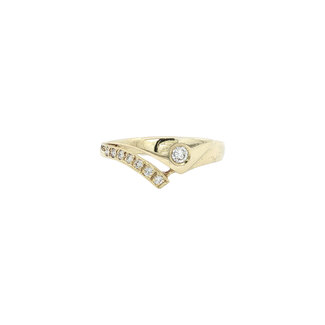 Goldener Ring Diamant