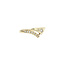 Gold ring with diamond 14 karat