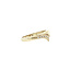 Goldener Ring mit Diamant 14 Karat