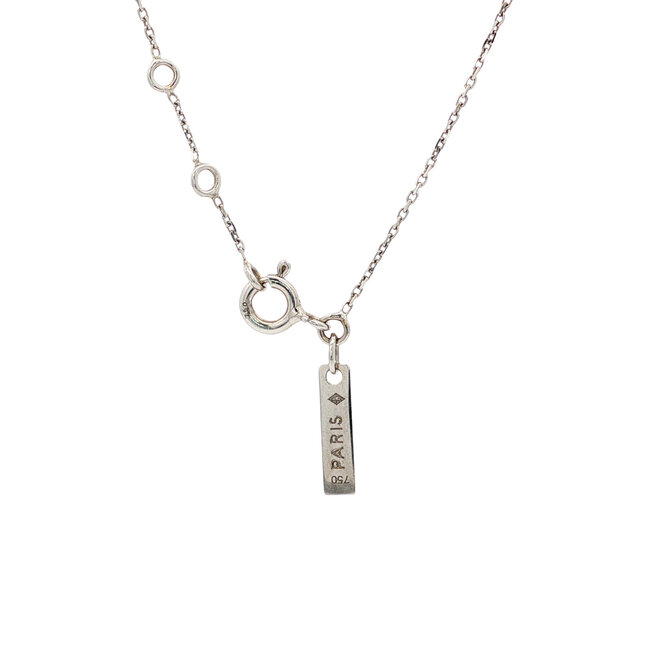 Weißgoldenes Collier von Morganne Bello 42 cm 18 Karat