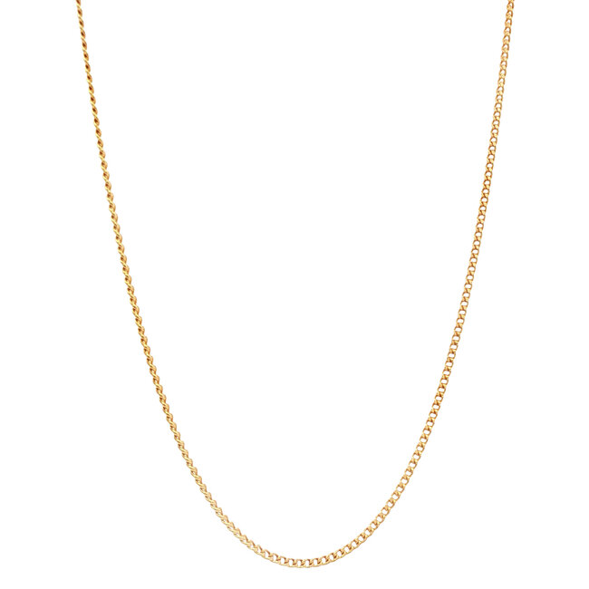 Gold length necklace gourmet 50.5 cm 20 karat