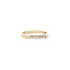 Goldener Ring mit Diamant 14 Karat