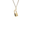 Gold pendant padlock 14 karat