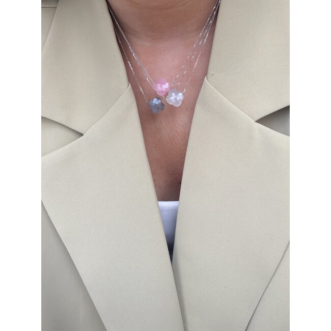 Weißgoldenes Collier von Morganne Bello 42 cm 18 Karat