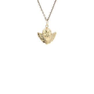 Golden angel pendant