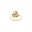 Gouden ring met diamant 14 karaat