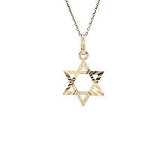 Gold pendant Star of David