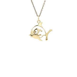 Gold fish pendant