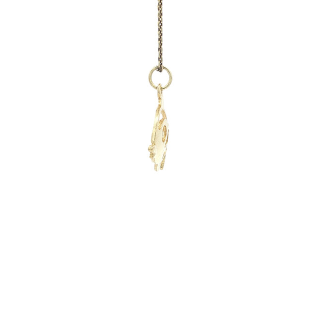 14 karat gold fish pendant