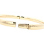 Goldenes glattes Armband 14 Karat